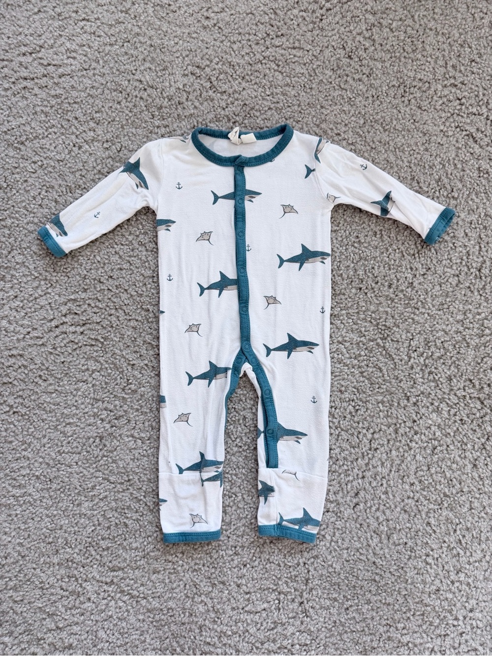 Kyte Baby “Deep Sea” Snap Romper